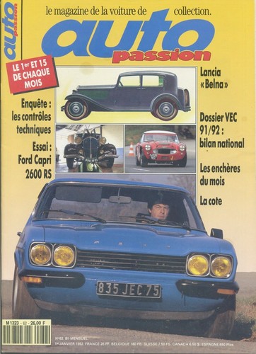 Auto passion 01 1992 - passion, nr.