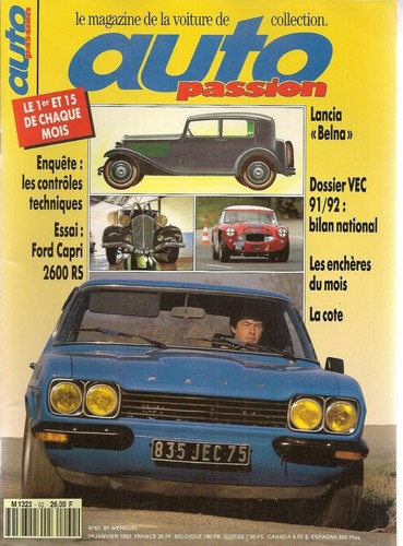 Auto passion ford capri - auto, 62