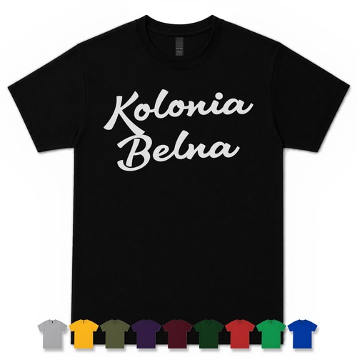Kolonia belna retro - kolonia, script